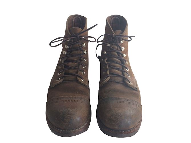 Autre Marque Redwing Iron Rangers Hawthorne Muleskinner Leather Boots