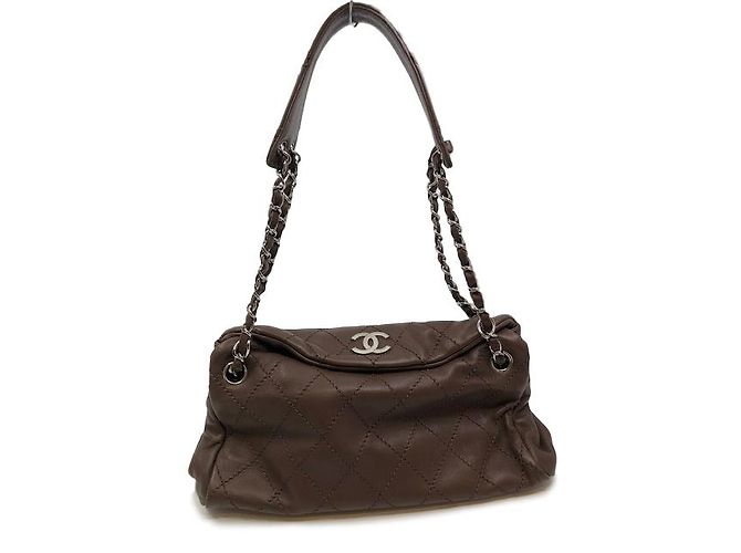 Chanel Handtasche aus braunem Leder