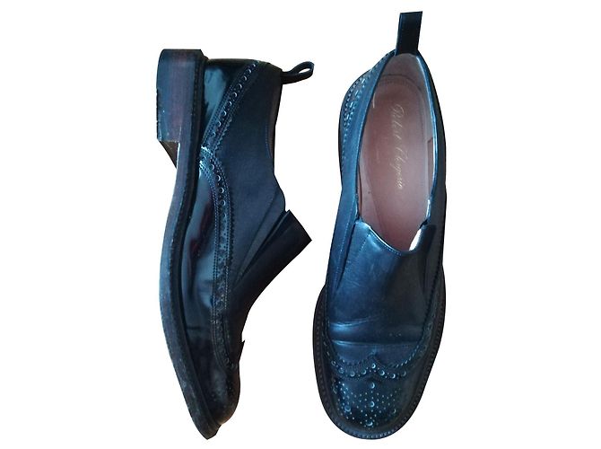 Mocassini Robert Clergerie in pelle nera Nero
