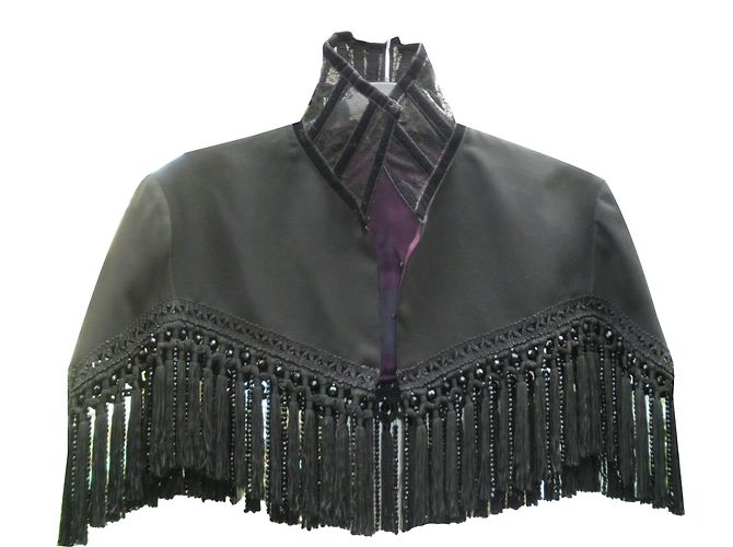 Autre Marque Capa de viscose preta Preto