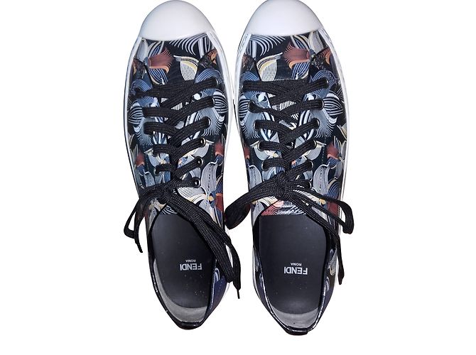 Sneakers Fendi in pelle multicolore 39