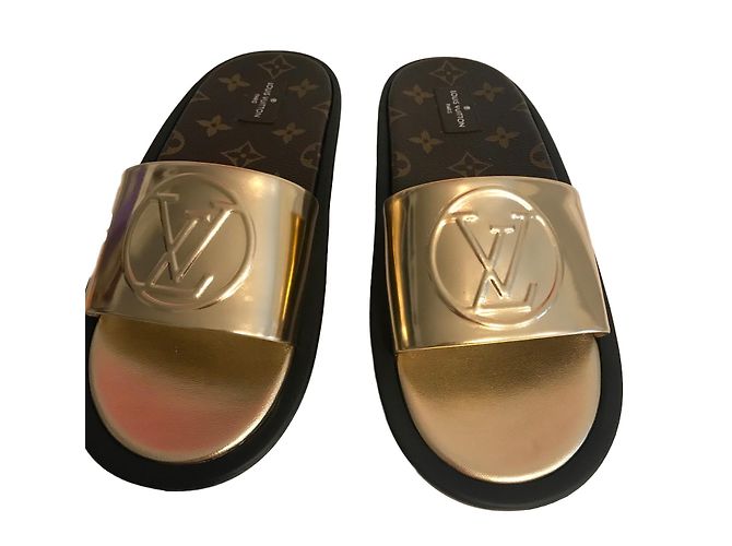 Louis Vuitton Sunbath Flat Mule Copper