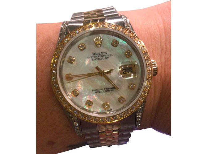 Rolex Relógios finos Dourado Ouro  ref.88539