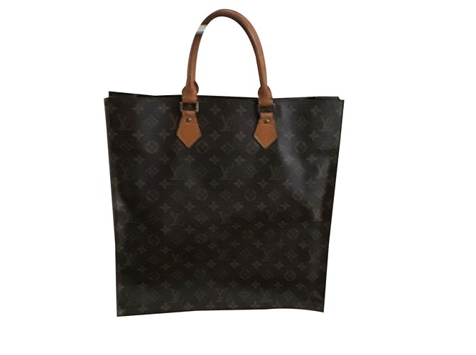 Louis Vuitton Tote bag Dark brown  ref.88692