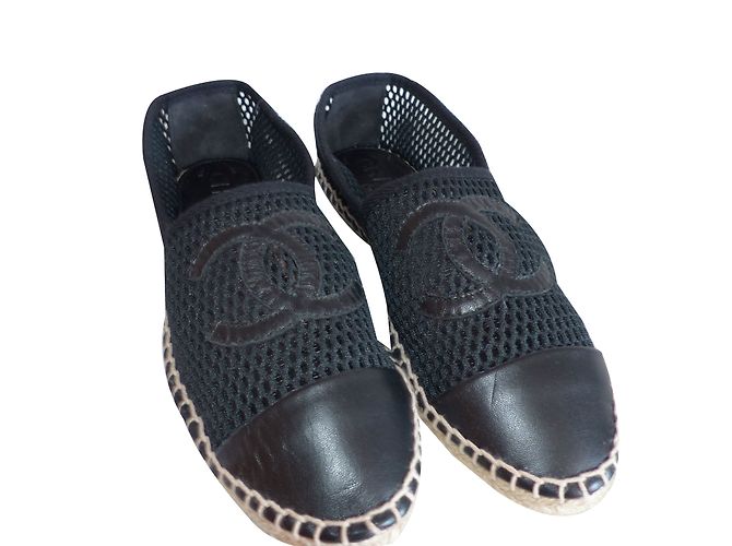 Chanel Espadrilles Black