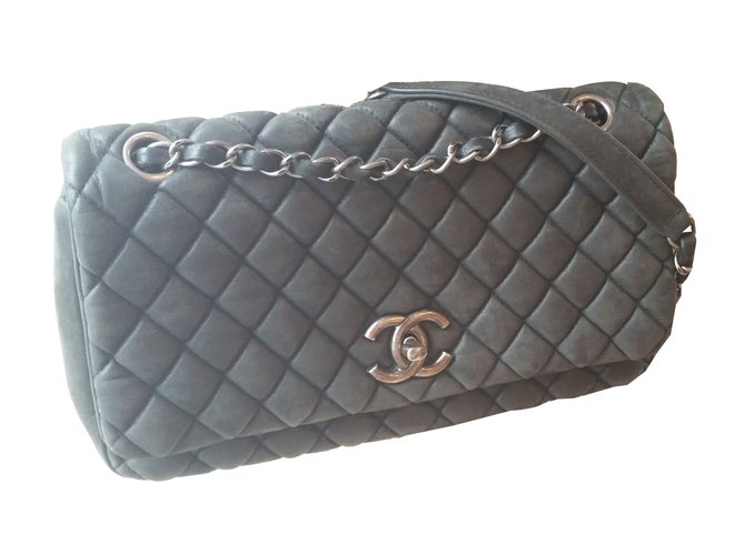 Chanel Bag Black Leather  ref.88716