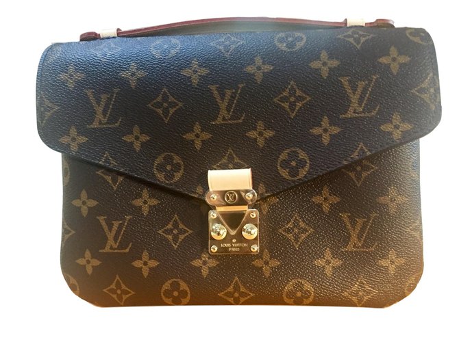 Metis Louis Vuitton Métis Marrom Lona  ref.88733