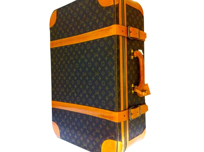 Louis Vuitton Monogram Canvas Suitcase Leather  ref.88963