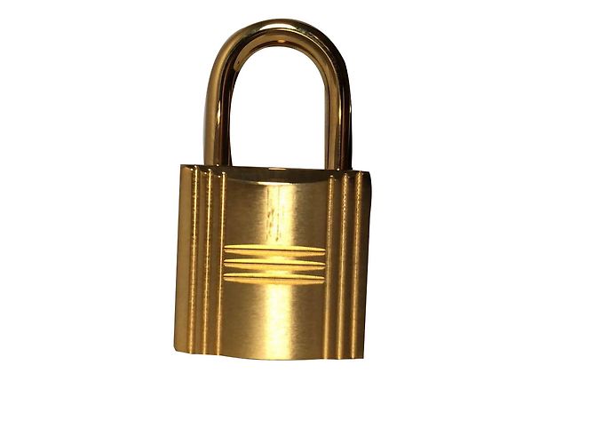 Hermès Cadenas Doré