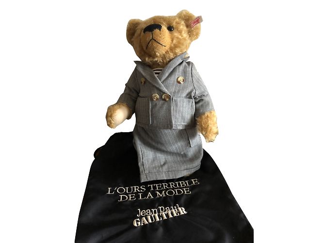 Jean Paul Gaultier Steiff Teddy Bear Beige Polyamide