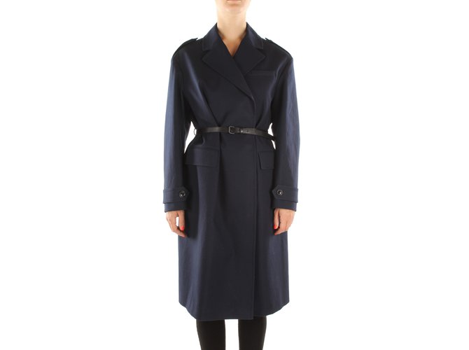 Burberry abrigo nuevo Azul Algodón  ref.89046