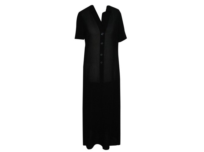 Escada Dress Black Silk  ref.89119