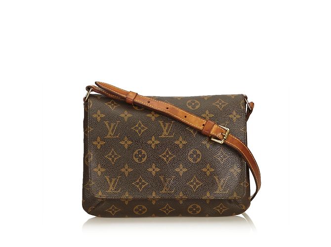 Louis Vuitton Monogram Musette Tango Short Strap Brown