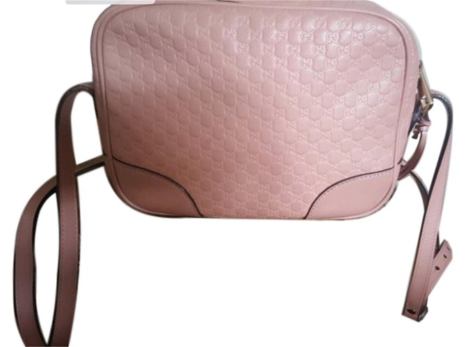 Gucci Handbags Pink Leather  ref.89331