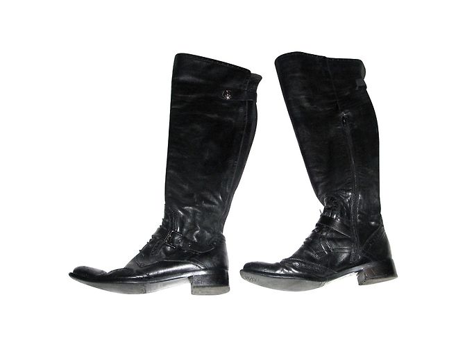 Russell & Bromley Overknee- oder Chevalier-Stiefel Schwarz