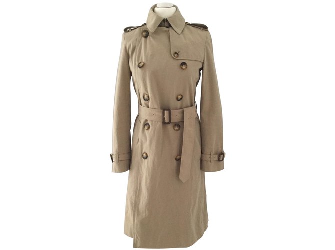 Burberry Trench coats Beige Cotton  ref.89377