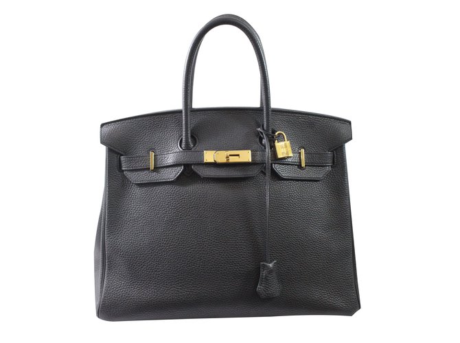 Hermès Birkin 35 Black Leather  ref.89423