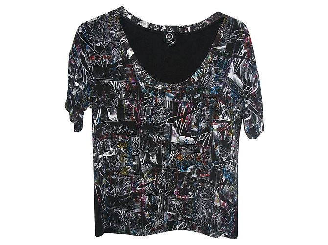 Top in seta stampata McQ Alexander McQueen multicolore