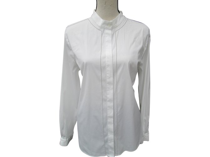 Fabiana Filippi Pearl blouse White Cotton  ref.89587