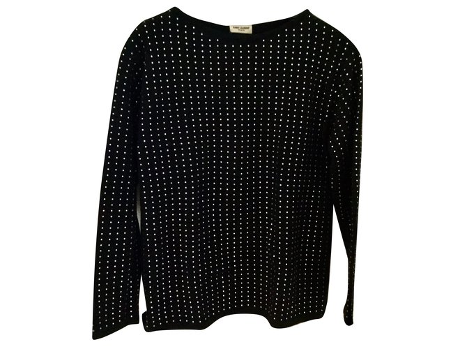 Saint Laurent Knitwear Black Wool  ref.89614