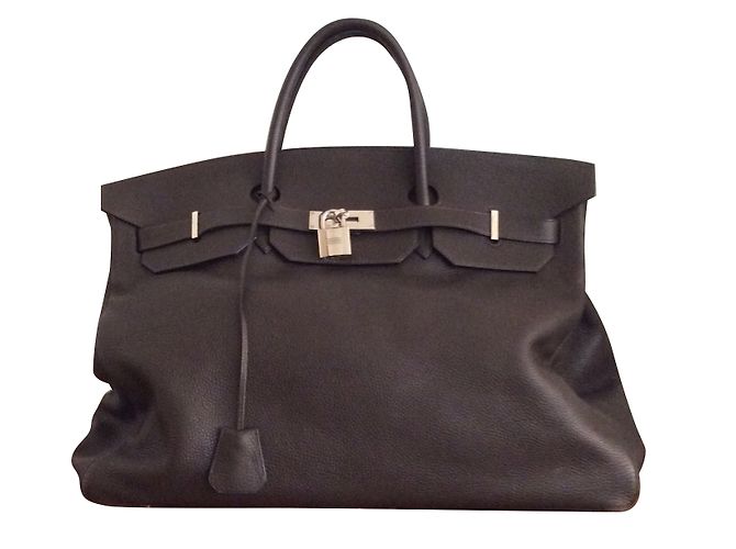 Hermès Birkin 48 horas (final de semana) Castanho escuro