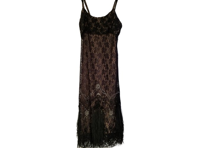 Guess Evening gown Black Lace  ref.89688