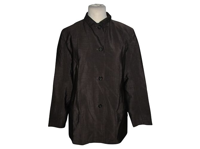 Blazer Jil Sander castanho de lã e mohair Marrom