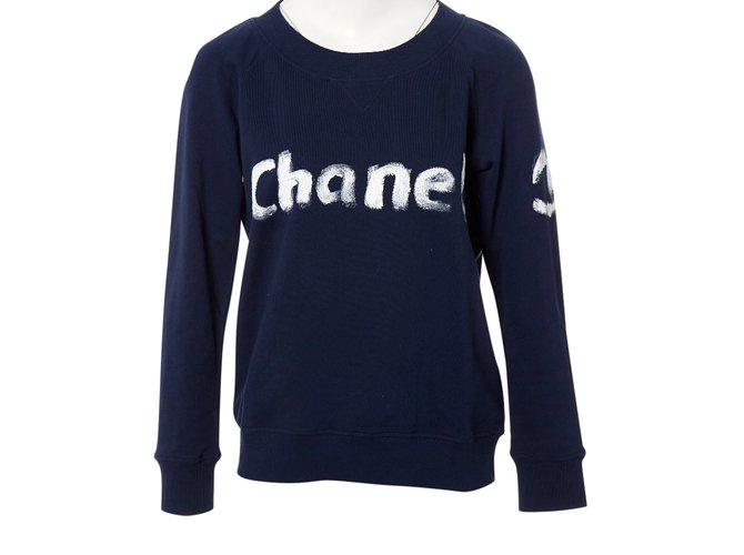 Chanel Limited edition Navy blue Cotton  ref.89739