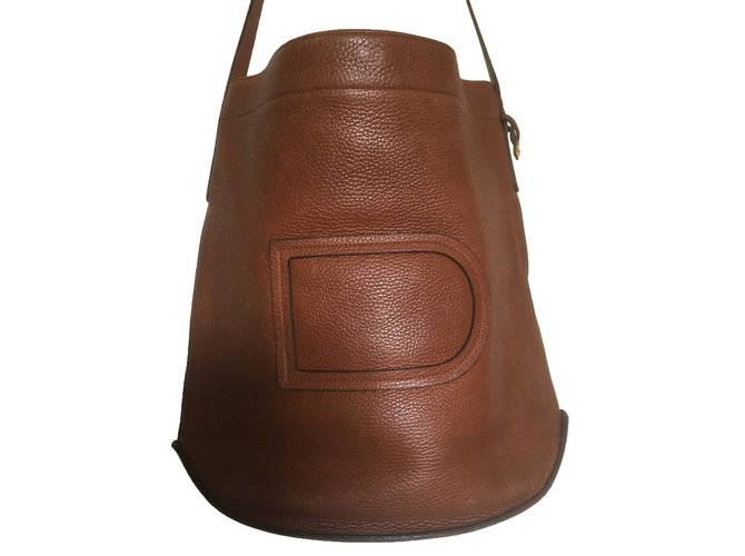 Delvaux Pin Brown Leather ref.89741 - Joli Closet