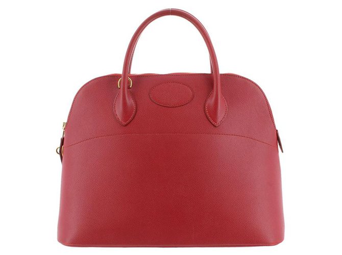 Hermès Bolide 35 Red Leather  ref.89813