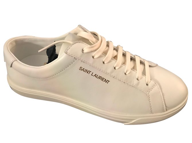 Saint Laurent Andy White Leather  ref.89876