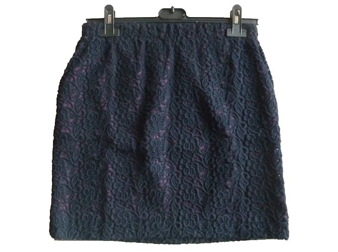 Pennyblack Wool blend Mini skirt Dark blue