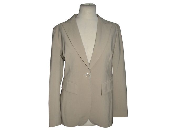 Blazer Joseph de mezcla de lana crema Crudo