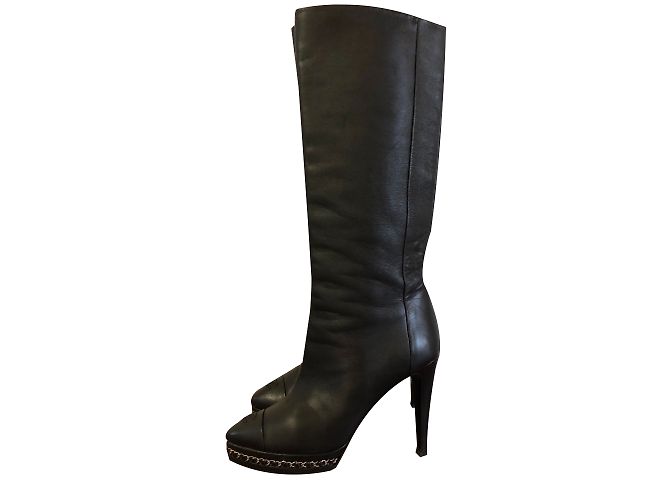 Chanel boots Black