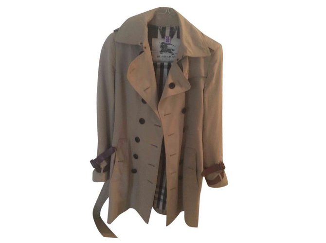 Burberry Trench coats Beige Cotton  ref.90208