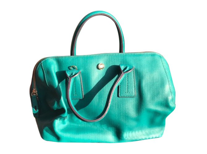 Furla Hand bags Green Leather  ref.90325