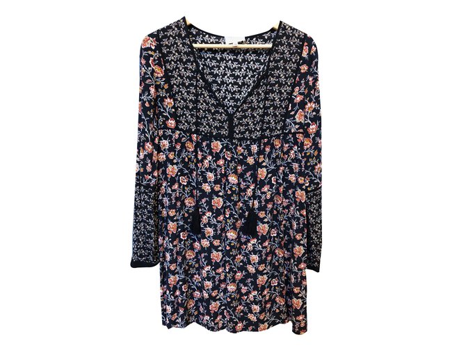 robe sezane fleurs