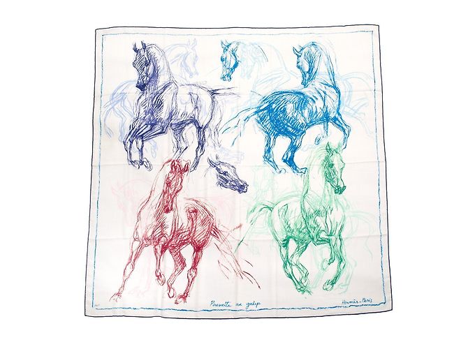 Hermès Pirouette au galop Aus weiß