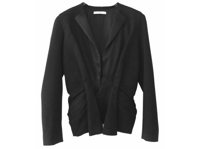 Balenciaga Jacket Black Rayon  ref.90374