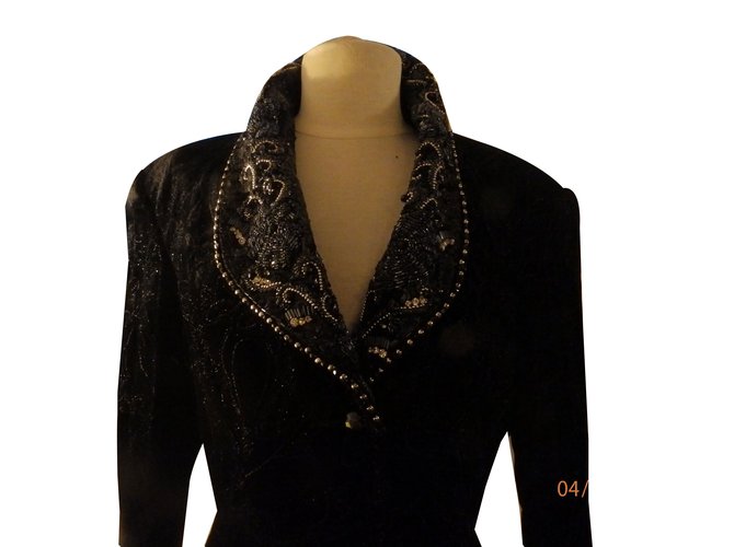 Autre Marque Evening jacket Black Velvet  ref.90409