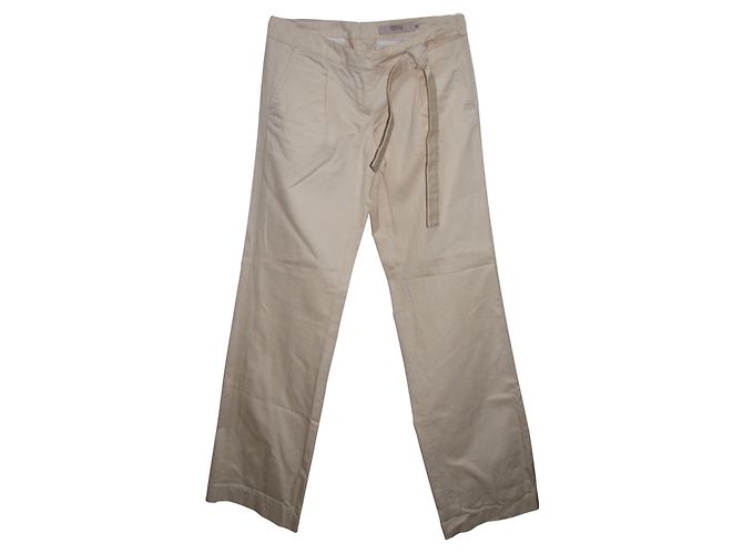 Pantalones Red Valentino Beige de Algodón