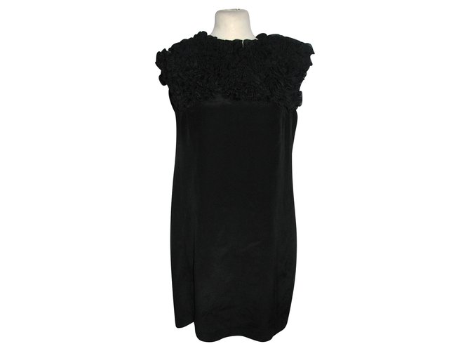 Paul Smith Black dress Silk  ref.90578