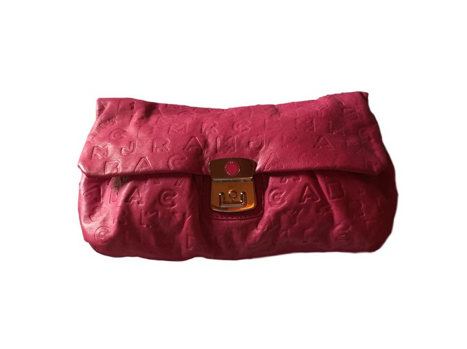 Marc by Marc Jacobs Clutch bags Fuschia Leather  ref.90639