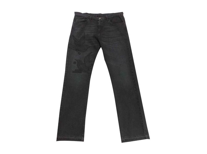 Gucci Jeans denim Noir  ref.90669