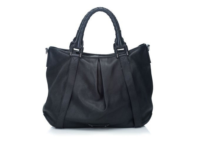 Burberry Cartable en cuir Noir  ref.90724