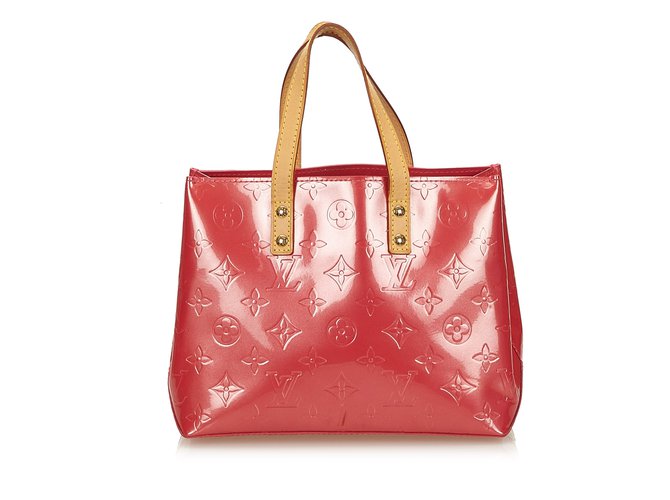 Reade patent leather handbag Louis Vuitton Pink in Patent leather