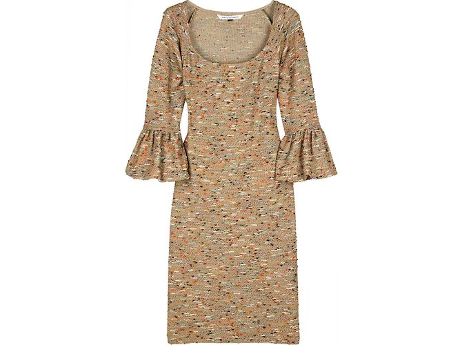 Abito Sense Diane Von Furstenberg Multicolore Caramello