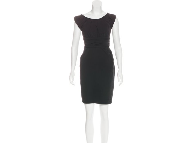 Diane Von Furstenberg Jamilla dress Black Elastane Nylon  ref.90965