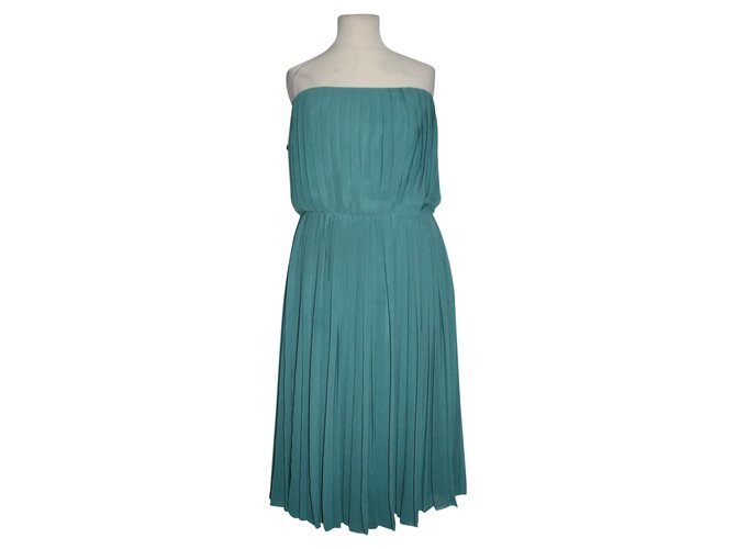 Halston Heritage Dresses Green Polyester  ref.90982
