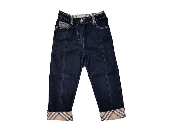 Burberry Pantaloni Blu Giovanni